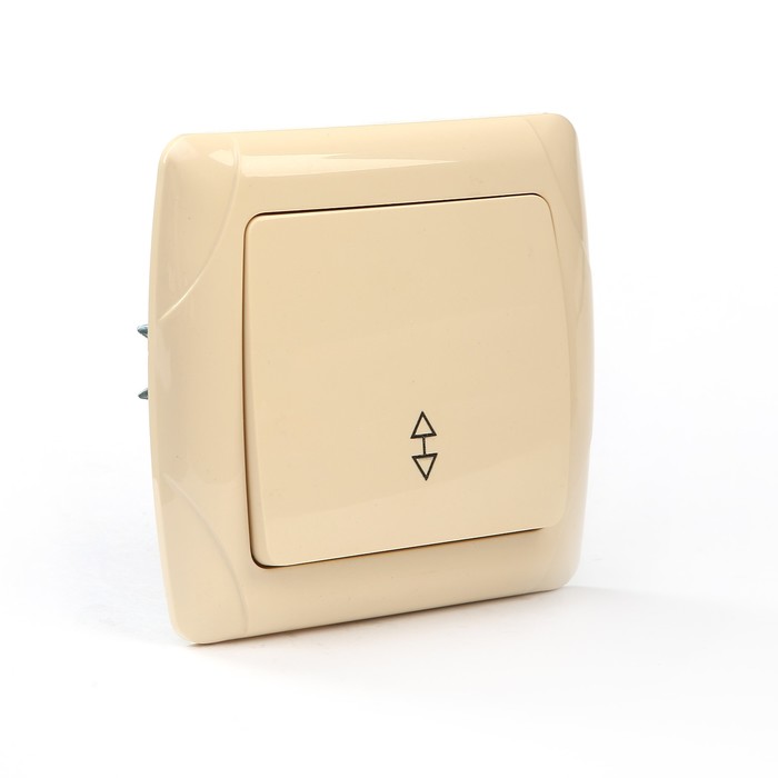Выключатель на 2 направления 1 кл. 10А сл. кость "Онега" TDM