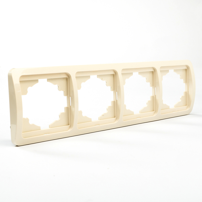 Рамка 4-х постовая горизонтальная сл. кость "Онега" TDM