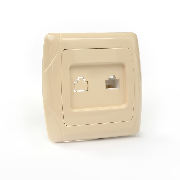 Розетка компьютерная RJ45  сл. кость "Онега" TDM