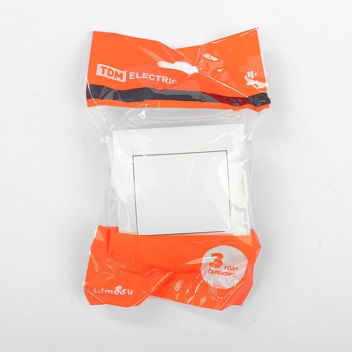 Выключатель 1 кл. 10А белый "Лама" TDM