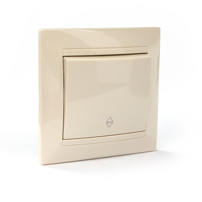 Выключатель на 2 направления 1 кл. 10А сл. кость "Лама" TDM