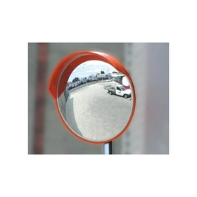 Зеркало дорожное круглое, с защитным козырьком d600 мм, с креплением для трубы от Сима-ленд