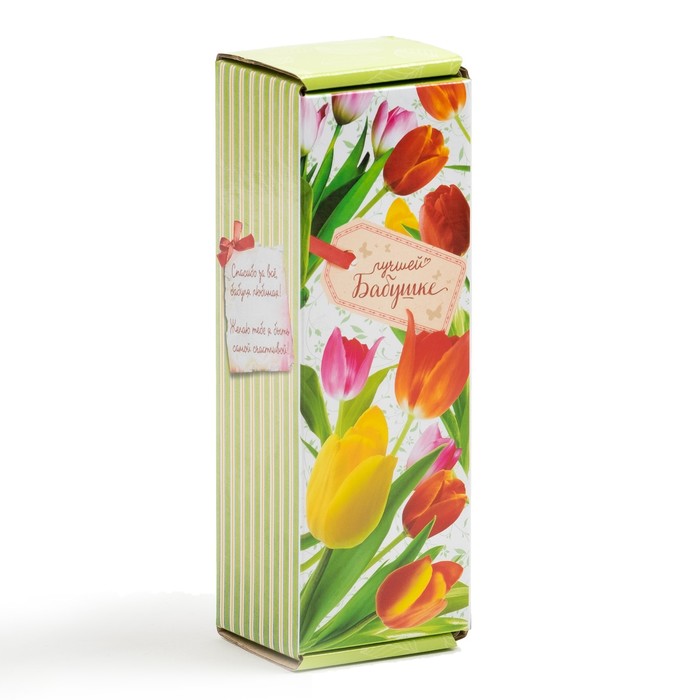 Полотенце махровое "Лучшая бабушка" 30х60 см, хлопок, 340 гр/м2