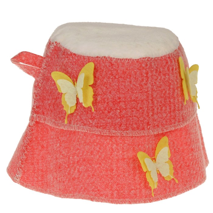 Шапка банная женская "Дарина", красная