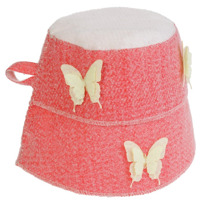 Шапка банная женская "Дарина", красная