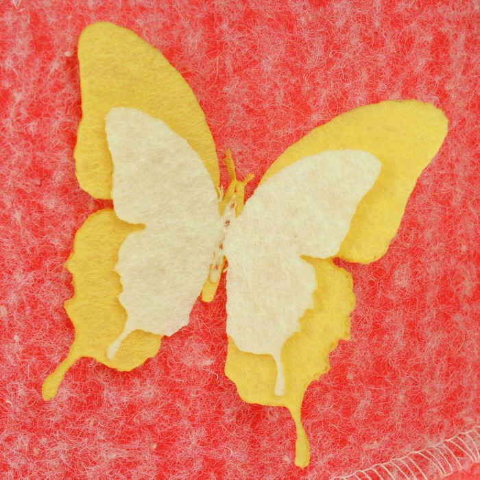 Шапка банная женская "Дарина", красная