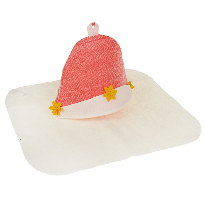 Набор женский "Роксана" (шапка, коврик)