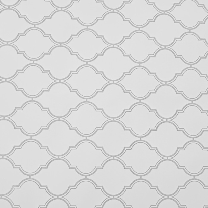 Плёнка прозрачная с рисунком, белая, 0,5 х 9 м