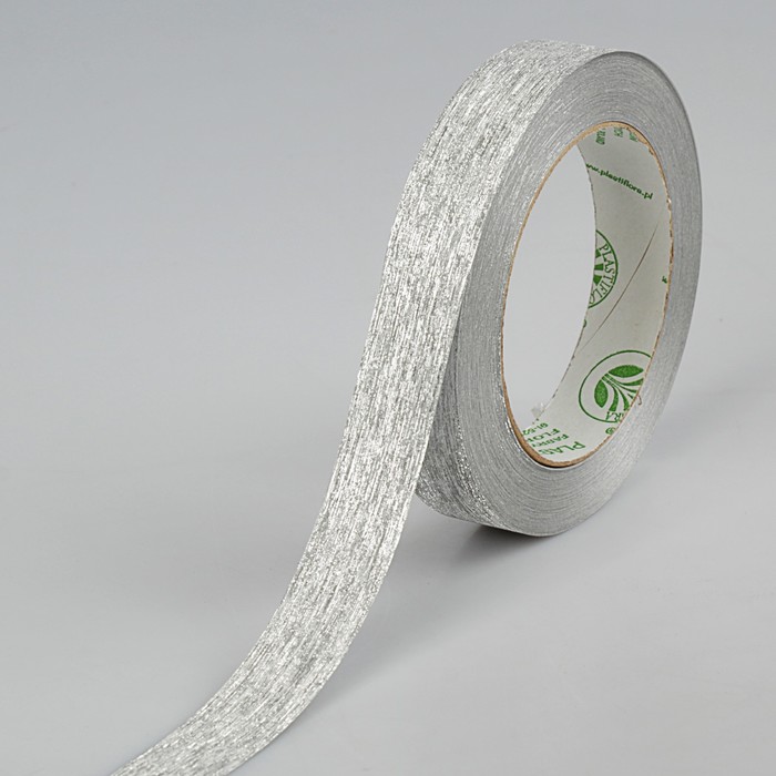 Лента для декора и подарков "Тиффани", серебряная, 2 см х 25 м
