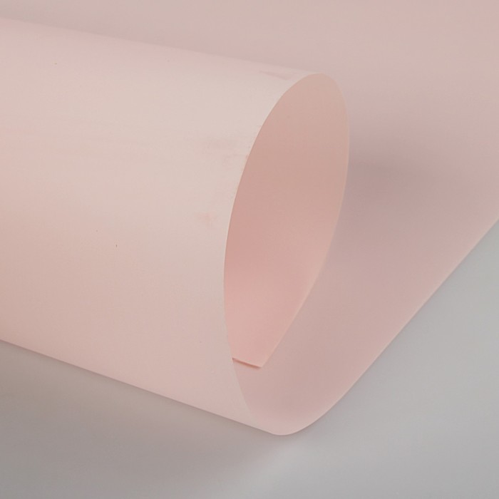 Плёнка для цветов "Атласная", розовая, 0,5 х 9 м