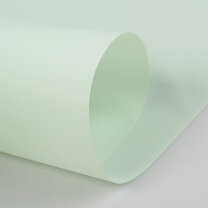 Плёнка для цветов "Атласная", светло-серо-зелёная, 0,5 х 9 м