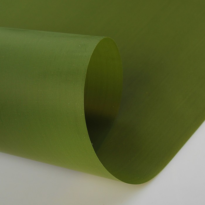 Плёнка для цветов "Атласная", цвет оливковый, 0,5 х 9 м