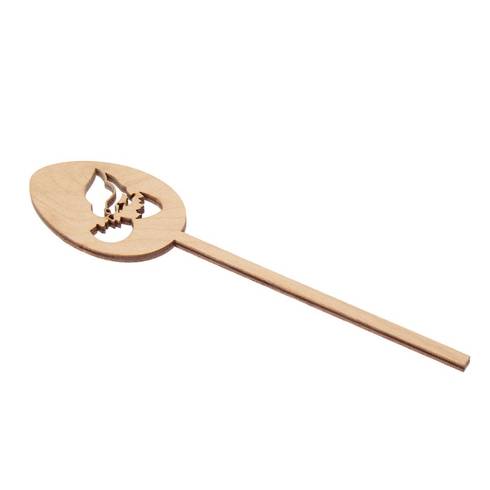 Топпер из фанеры "Пасхальный №2" 17 см