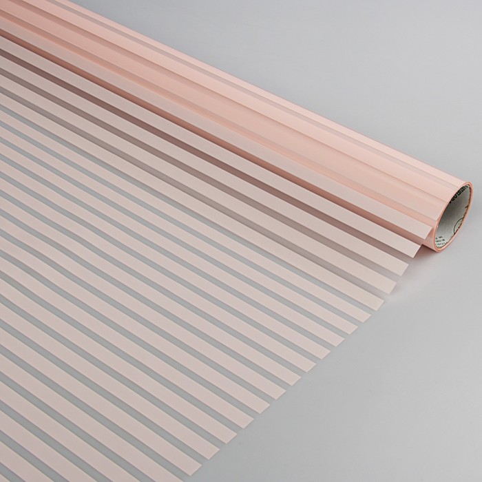 Плёнка для цветов "Атласная", розовая, 0,5 х 9 м