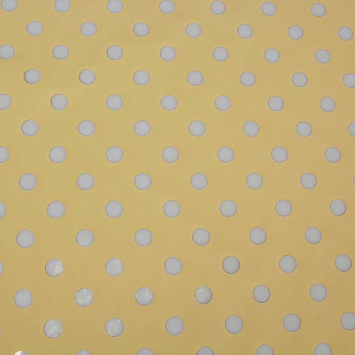 Плёнка для цветов и подарков "Горошек", бежевая, 0,5 х 9 м, 30 мкм