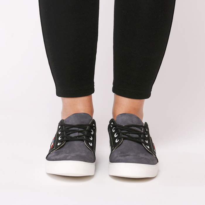 Полуботинки спортивные арт. 8122П-4-7 (серо-черный) (р. 39)