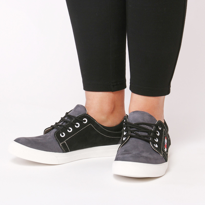 Полуботинки спортивные арт. 8122П-4-7 (серо-черный) (р. 39)