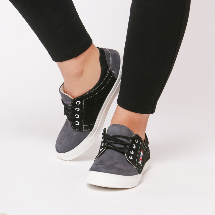 Полуботинки спортивные арт. 8122П-4-7 (серо-черный) (р. 39)