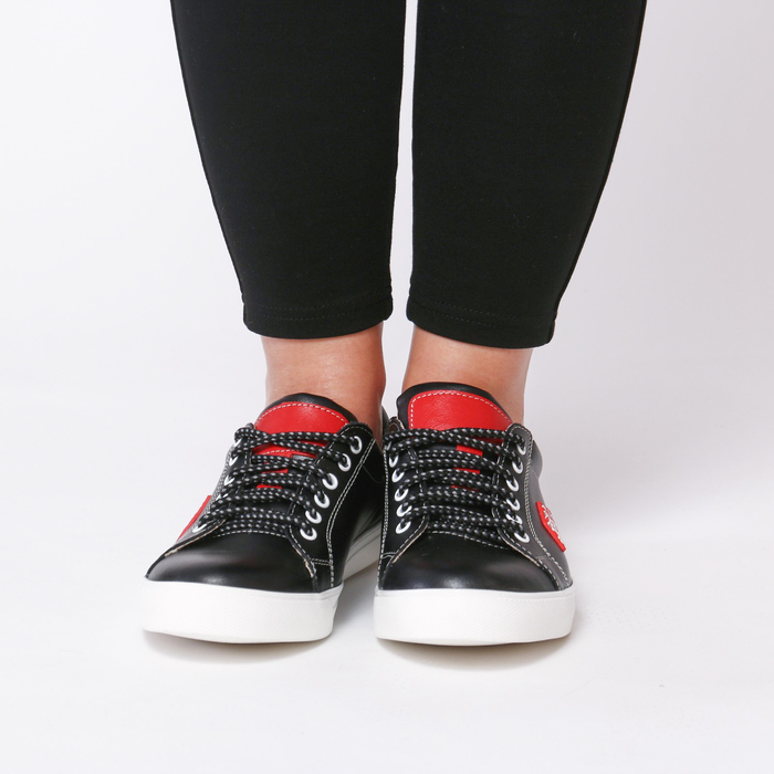 Полуботинки спортивные арт. 8121П (черный) (р. 36)