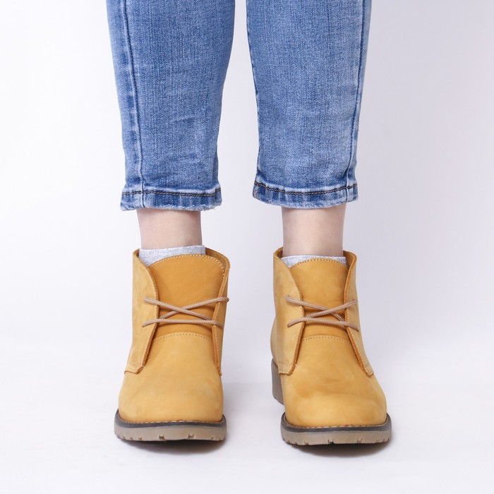 Ботинки женские арт. 8401-3-7Б / байка (желтый) (р.41)