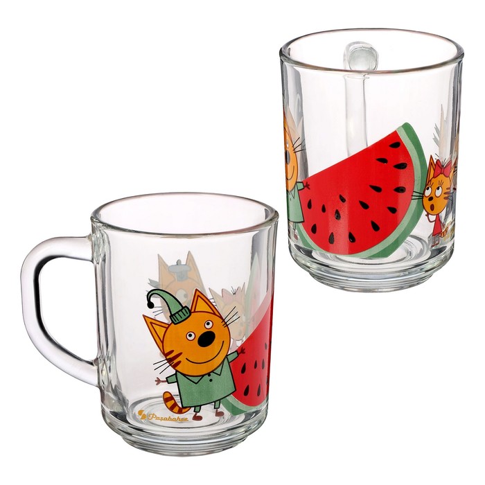 Кружка 250 мл "Три кота. Арбуз"