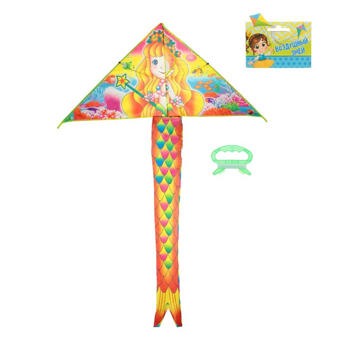 Воздушный змей "Девочка" с леской