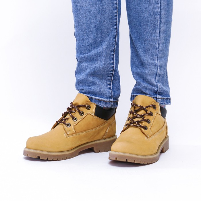 Ботинки женские арт. 7102-3-7Б / байка (желтый) (р.41)