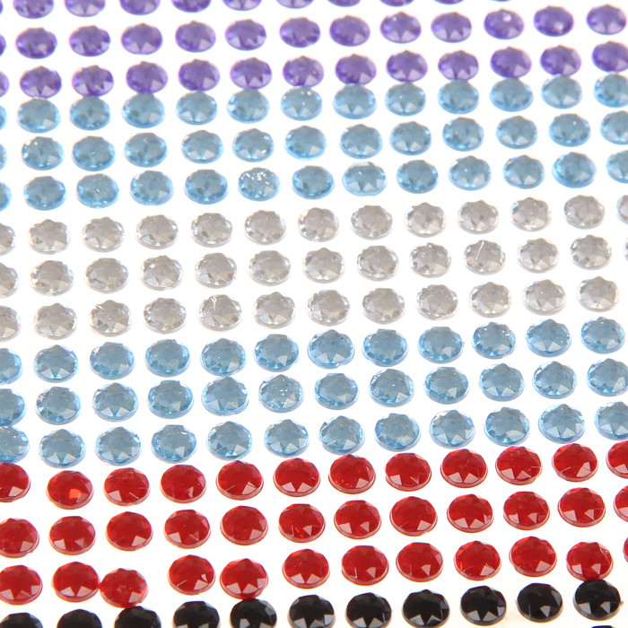 Алмазная мозаика - наклейка "Сердце в короне"