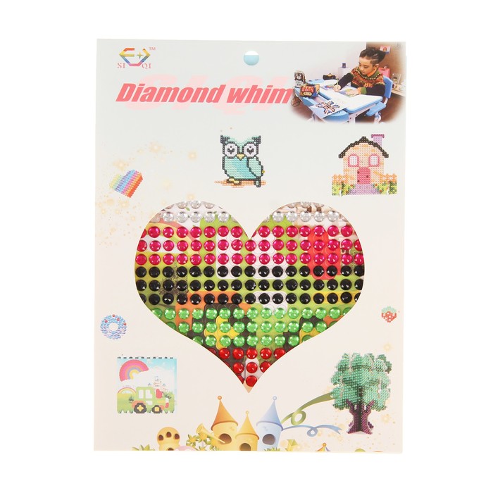 Алмазная мозаика - наклейка "Трактор"