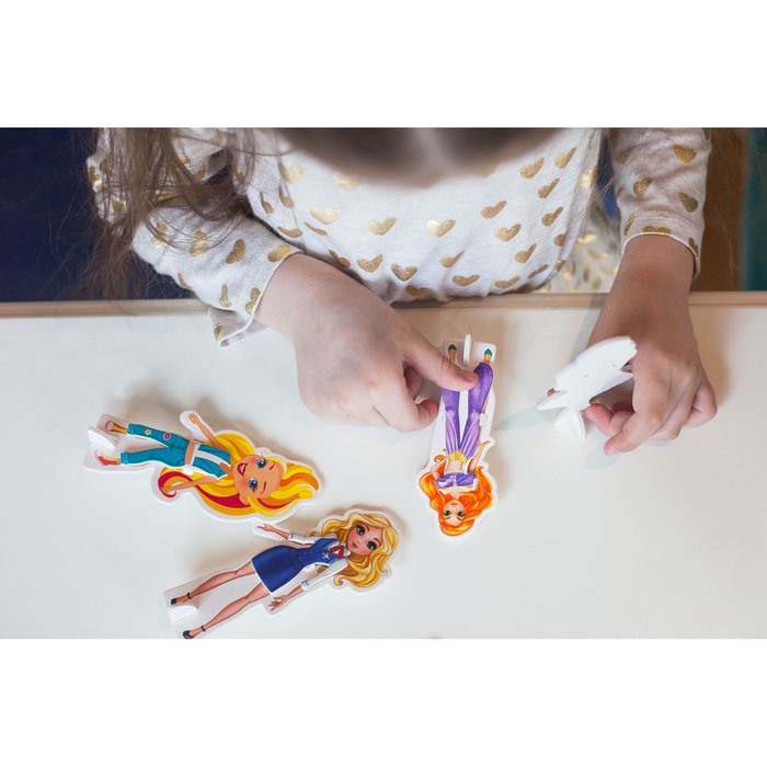 Игра одень куклу «Модный образ: народы мира», из пенокартона