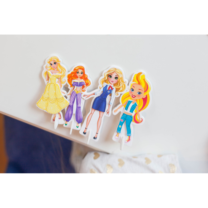 Игра одень куклу «Модный образ: стильная штучка», из пенокартона