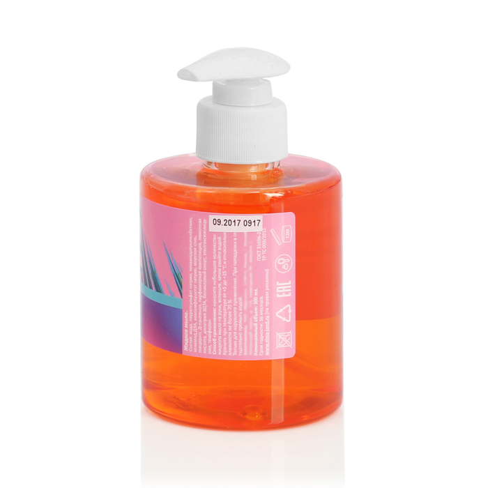 Жидкое мыло "Счастья в каждом мгновении" с ароматом тропических фруктов