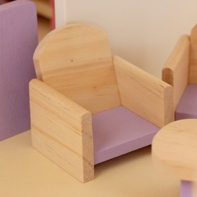 Кукольный домик "Розовое волшебство", с мебелью от Сима-ленд