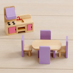 Кукольный домик "Розовое волшебство", с мебелью от Сима-ленд