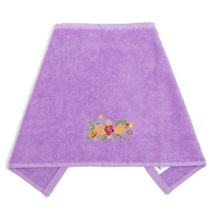 Полотенце махровое "С праздником весны" 30х60 см, хлопок, 340 гр/м2