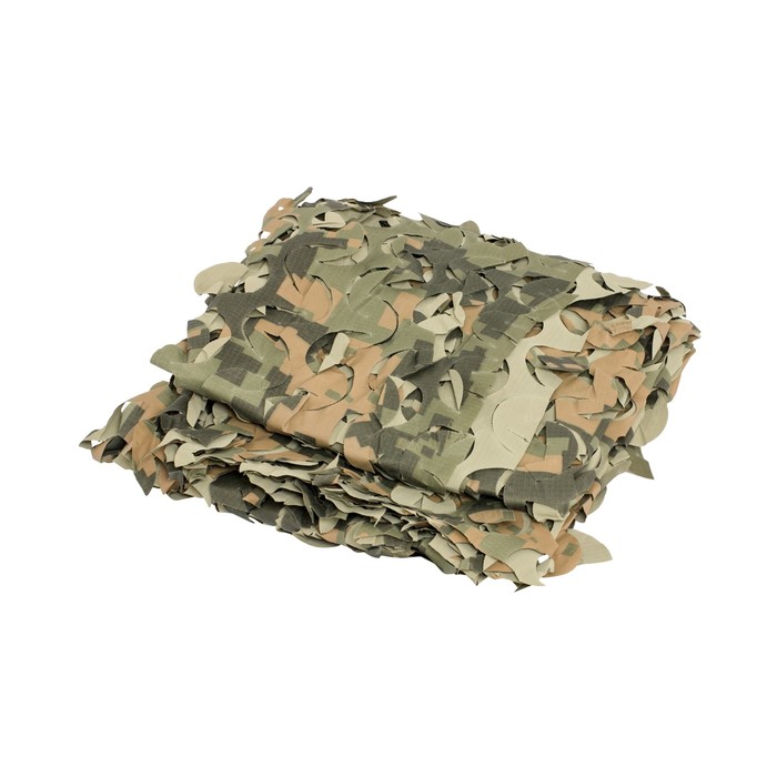 Маскировочная сеть "Пейзаж Полынь3D ПП-1", светло-зелёный/серый/светло-серый (2,4*1,5 м)