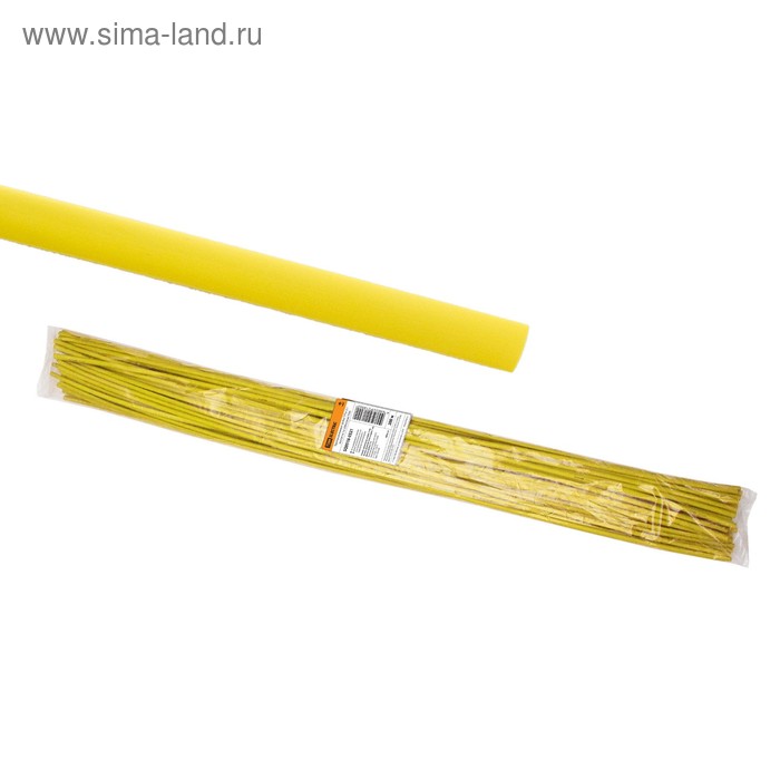 фото Трубка термоусаживаемая tdm тутнг 2/1, желтая, по 1м (200 м/упак), sq0518-0321 tdm electric