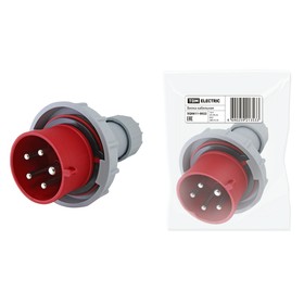 

Вилка TDM 3Р+РЕ+N, кабельная, IP67, 16 А, 380 В, SQ0611-0022