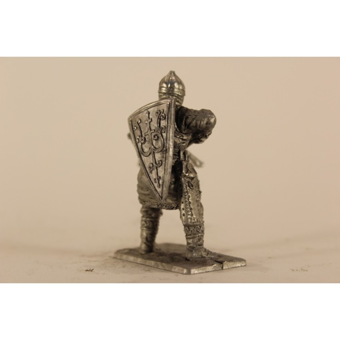 Оловянный солдатик "Арбалетчик из посадского ополчения"