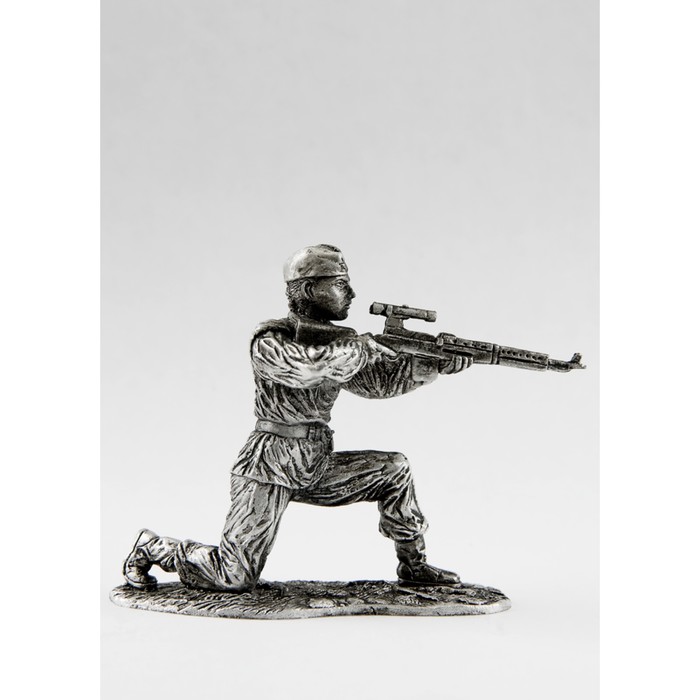 Оловянный солдатик "Снайпер Павличенко"