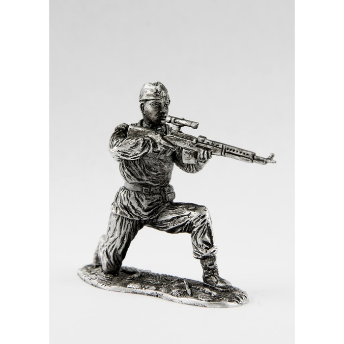 Оловянный солдатик "Снайпер Павличенко"
