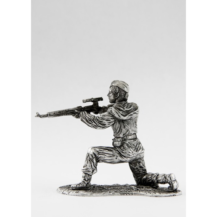 Оловянный солдатик "Снайпер Павличенко"