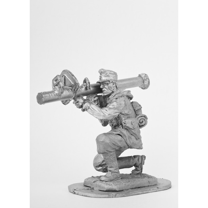 Оловянный солдатик "Стрелок из Panzerschreck"