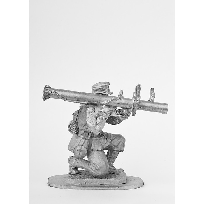 Оловянный солдатик "Стрелок из Panzerschreck"