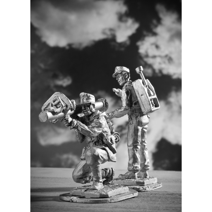 Оловянный солдатик "Стрелок из Panzerschreck"