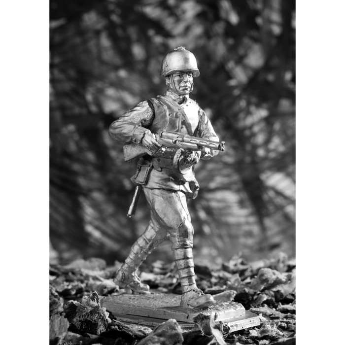 Оловянный солдатик "Рядовой в стальном нагруднике"