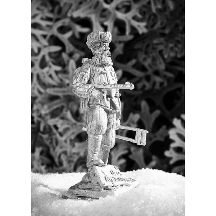 Оловянный солдатик "Партизан с миной"