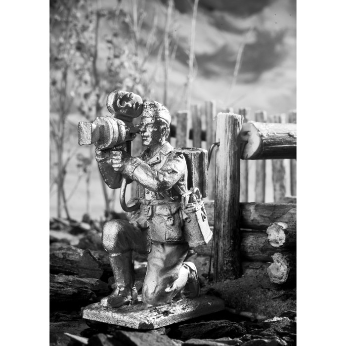 Оловянный солдатик "Кинооператор Германия"