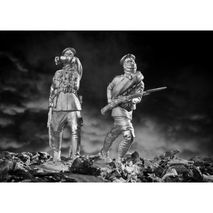 Оловянный солдатик "Офицер РИА (Осовец)"