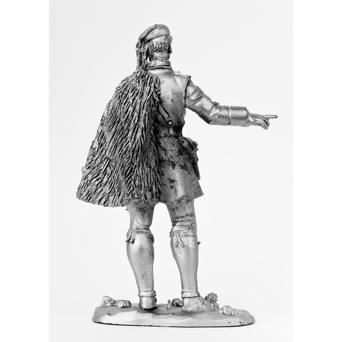 Оловянный солдатик "Греческий офицер в бурке"